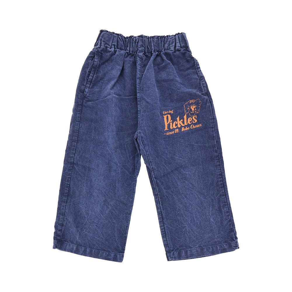 'Pickles The Dog' cotton pants