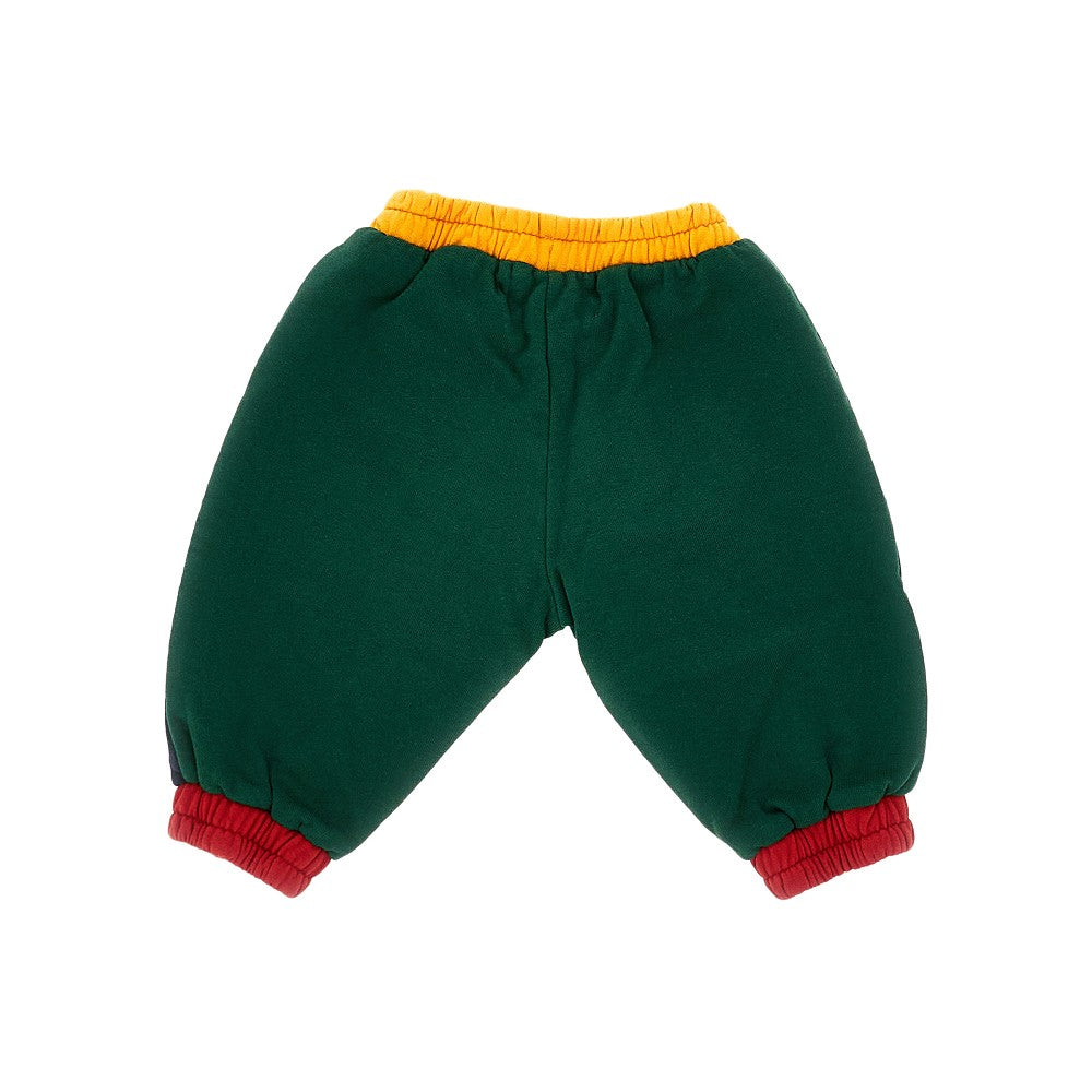 "Tic Tac Toe" color block sweatpants