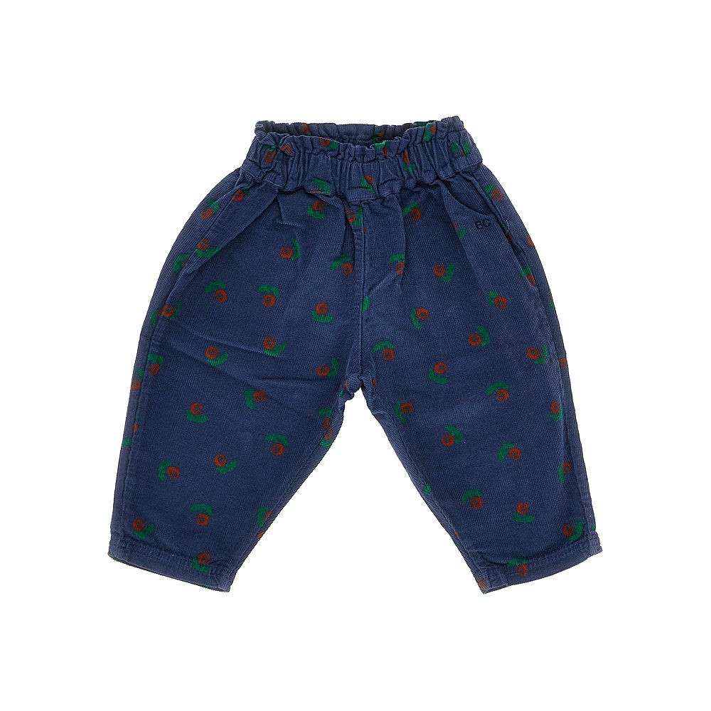 Pantalone in velluto Stamp Bloom