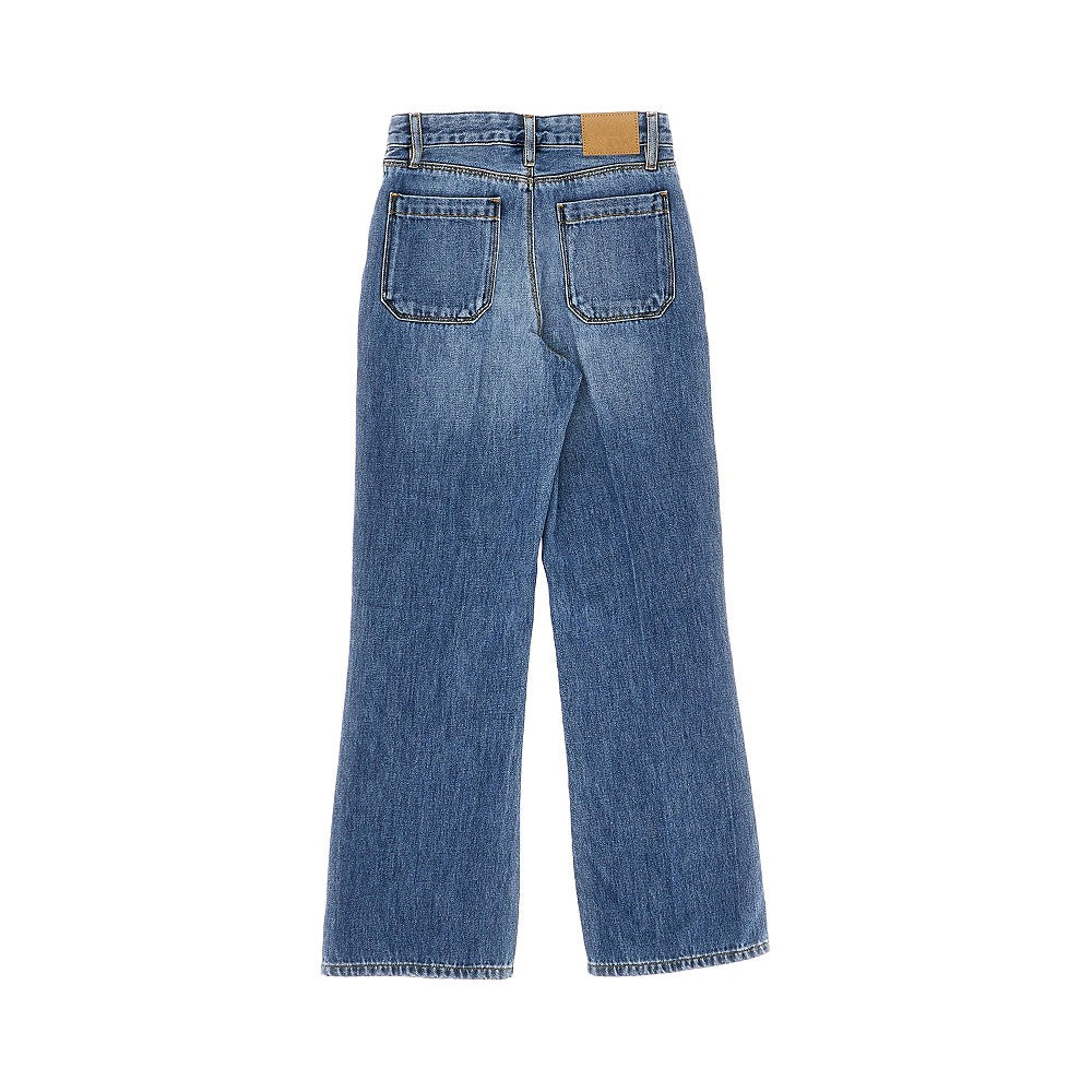 Cotton denim jeans