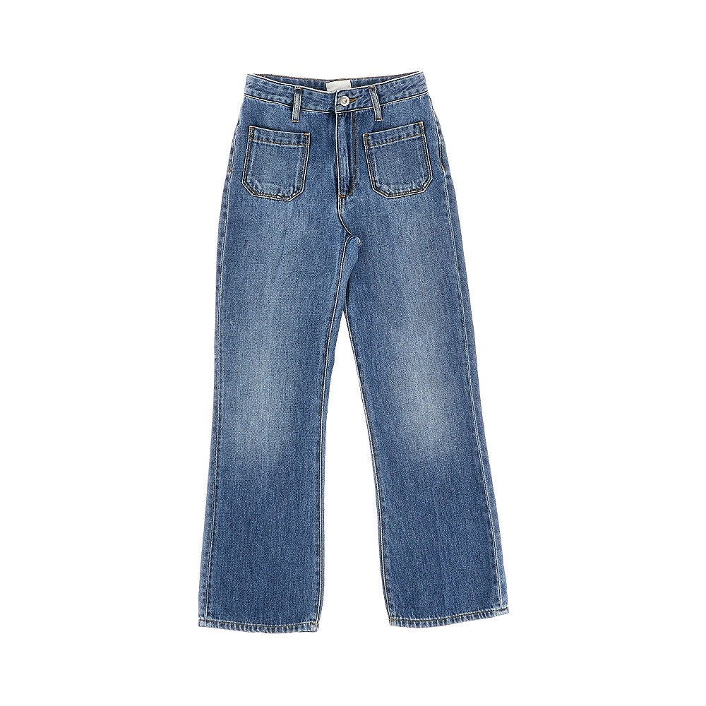 Cotton denim jeans