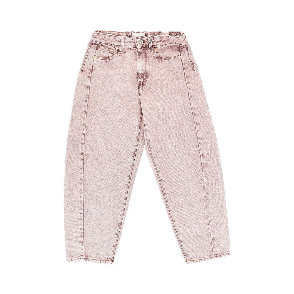 Faded cotton denim jeans
