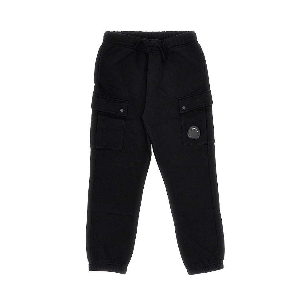 Pantalone cargo in felpa