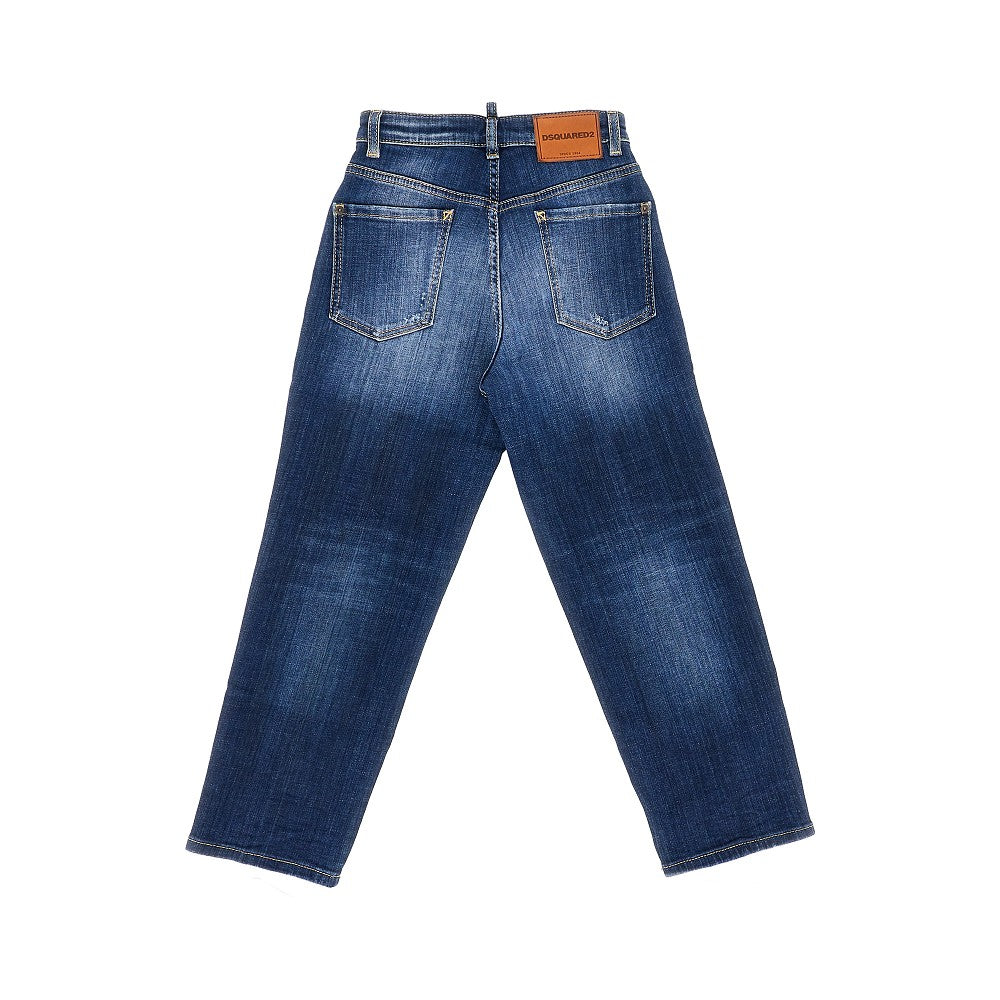 Jeans in denim effetto used