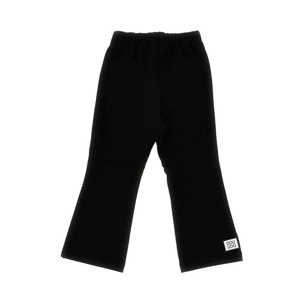 Stretch jersey flared pants