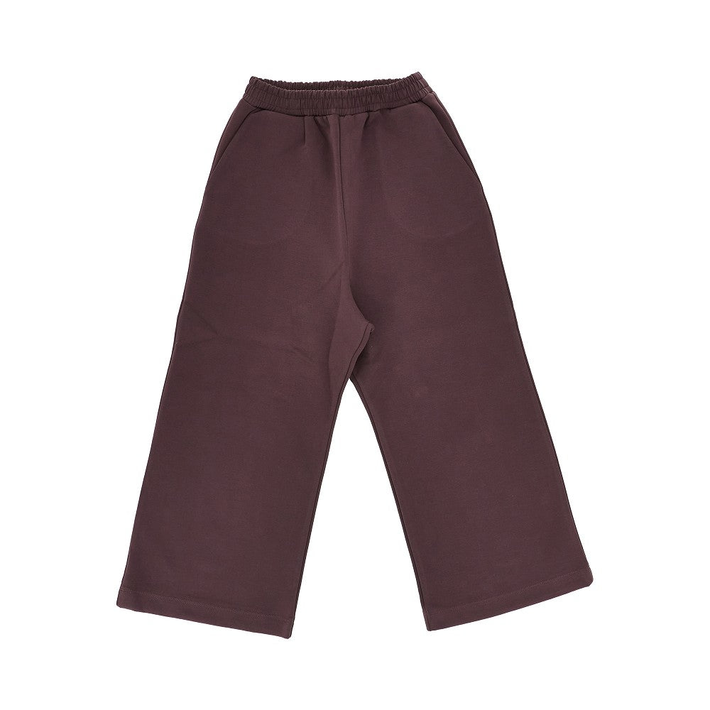 Pantalone wide-leg in jersey