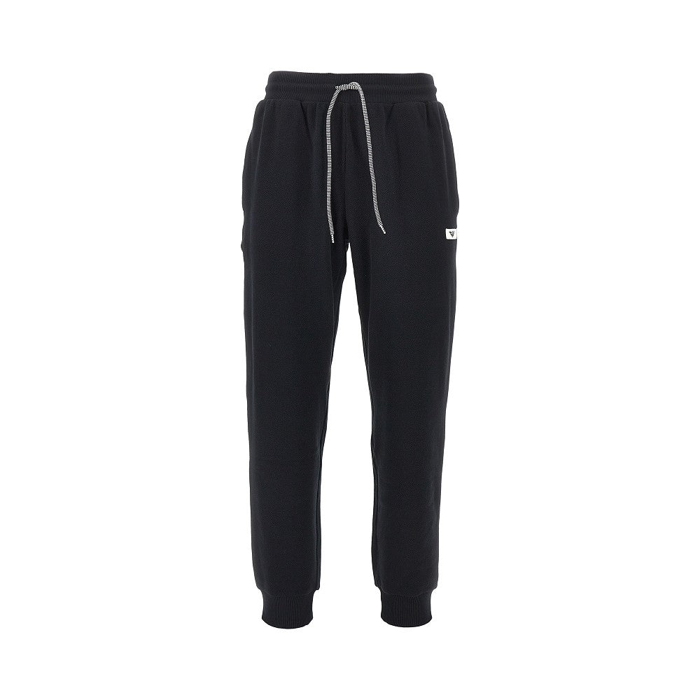 Joggers in jersey piquet
