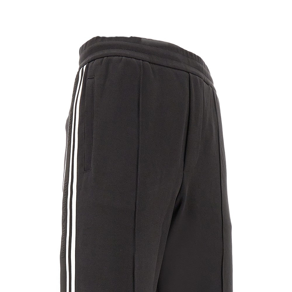 Jersey pants with side logo bands