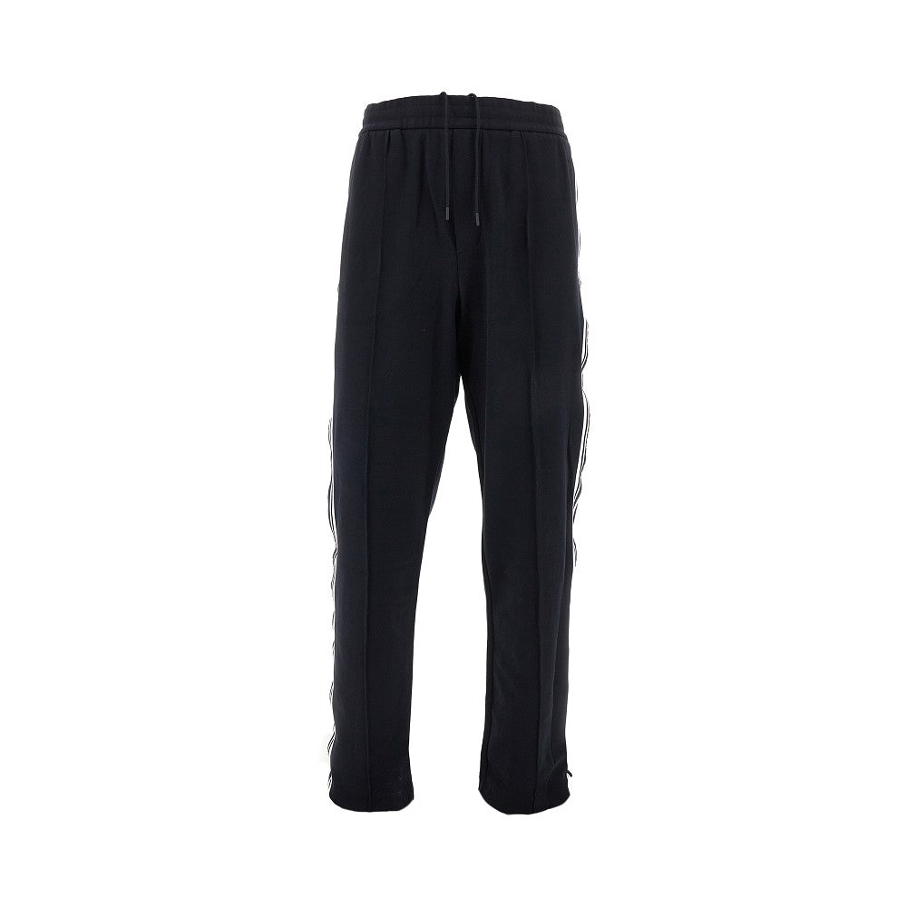 Jersey pants with side logo bands