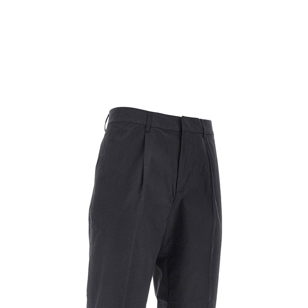 Pantalone in cotone Pima con pince