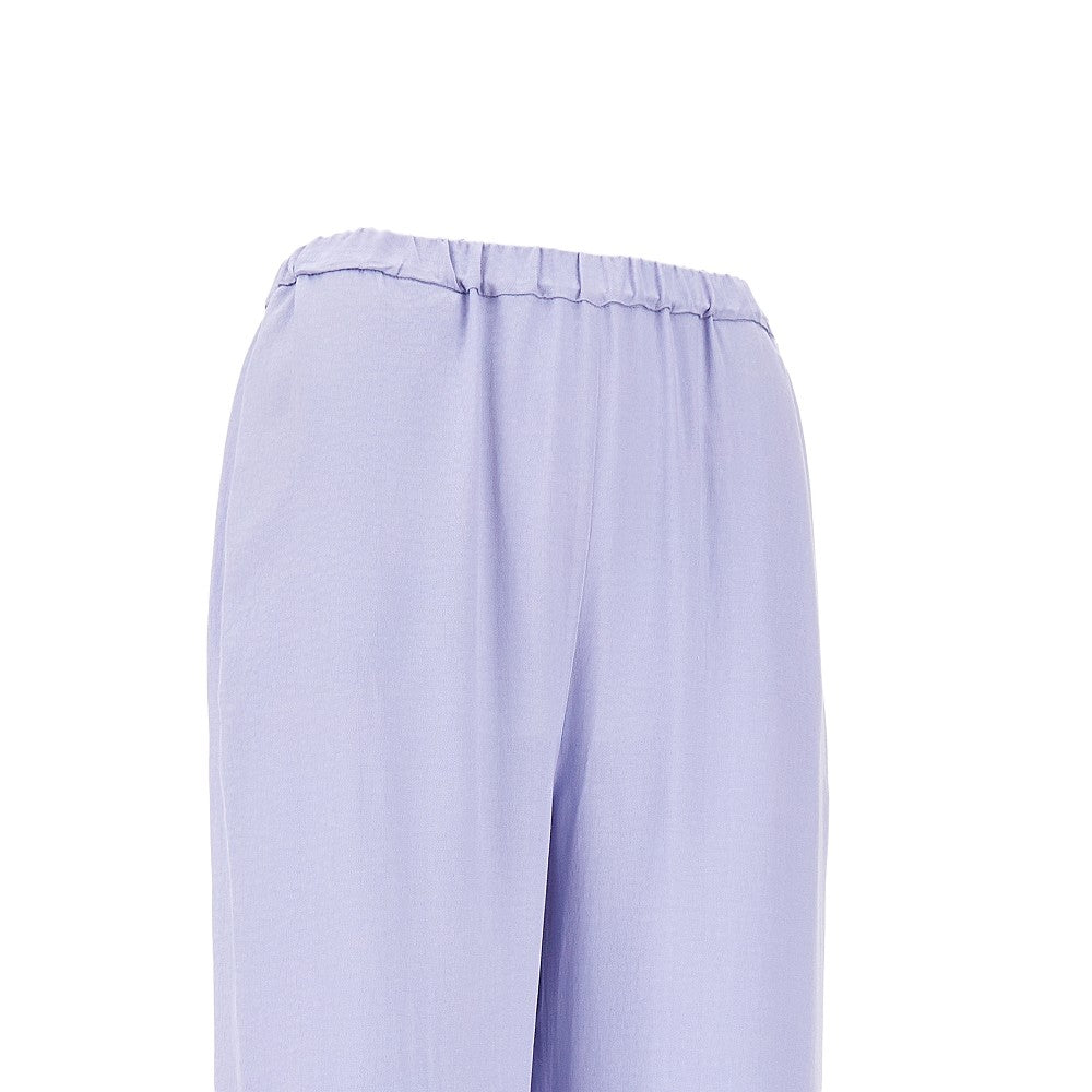 Sustainable jacquard viscose pants