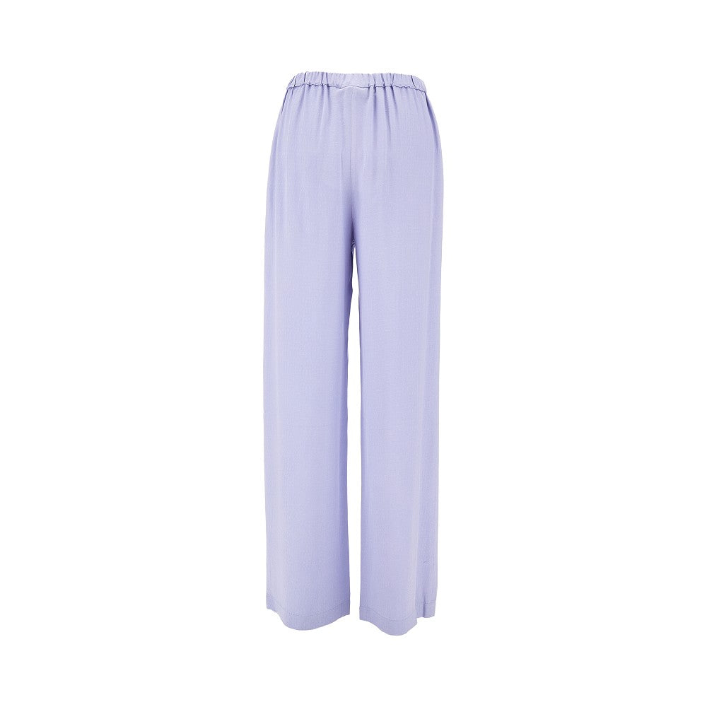 Sustainable jacquard viscose pants