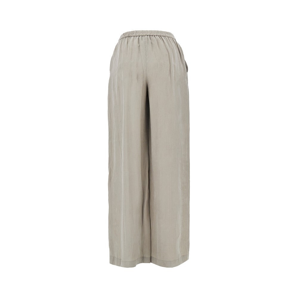 Pantalone in lyocell lavato