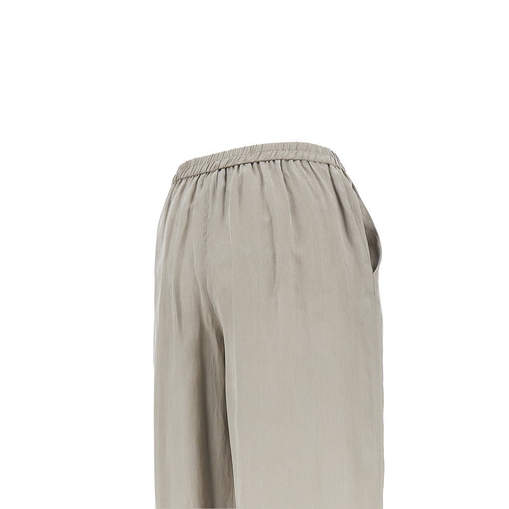 Pantalone in lyocell lavato