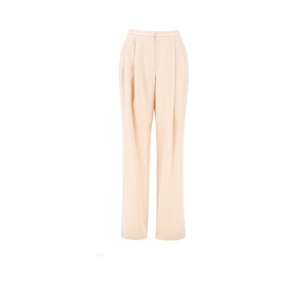 Technical gabardine pants with darts