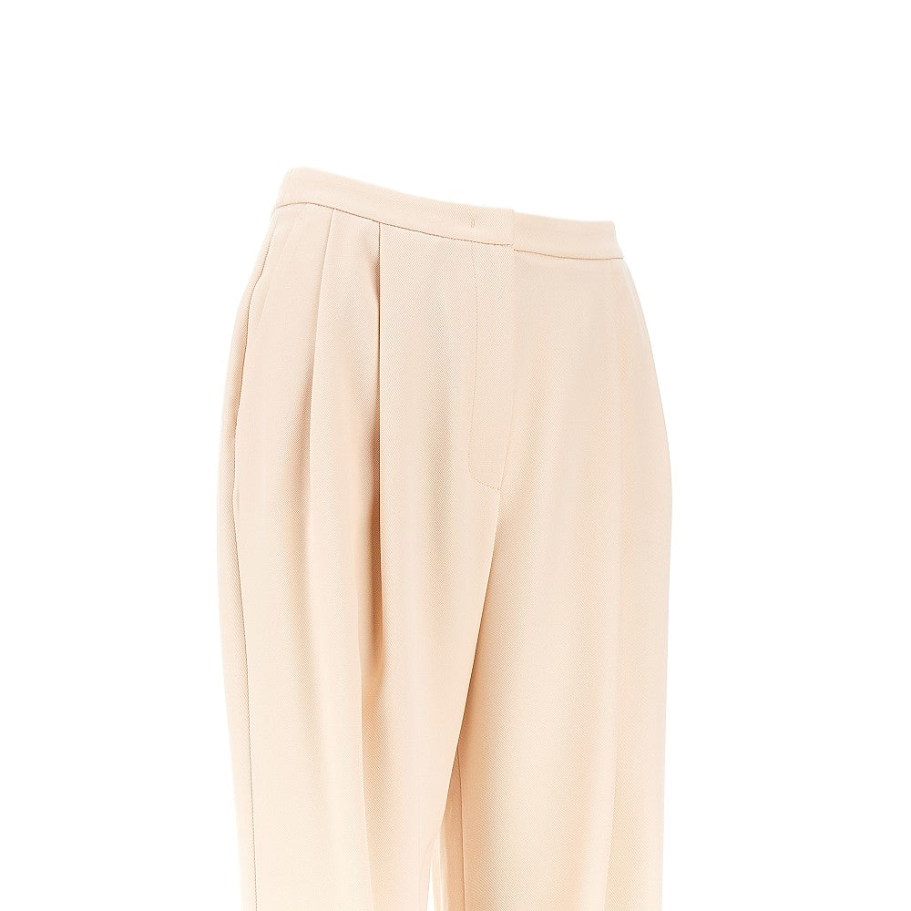 Technical gabardine pants with darts