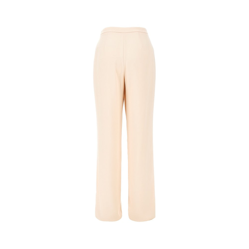 Technical gabardine pants with darts