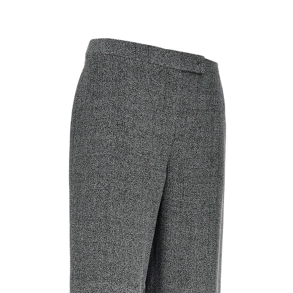 Mouliné fabric pants