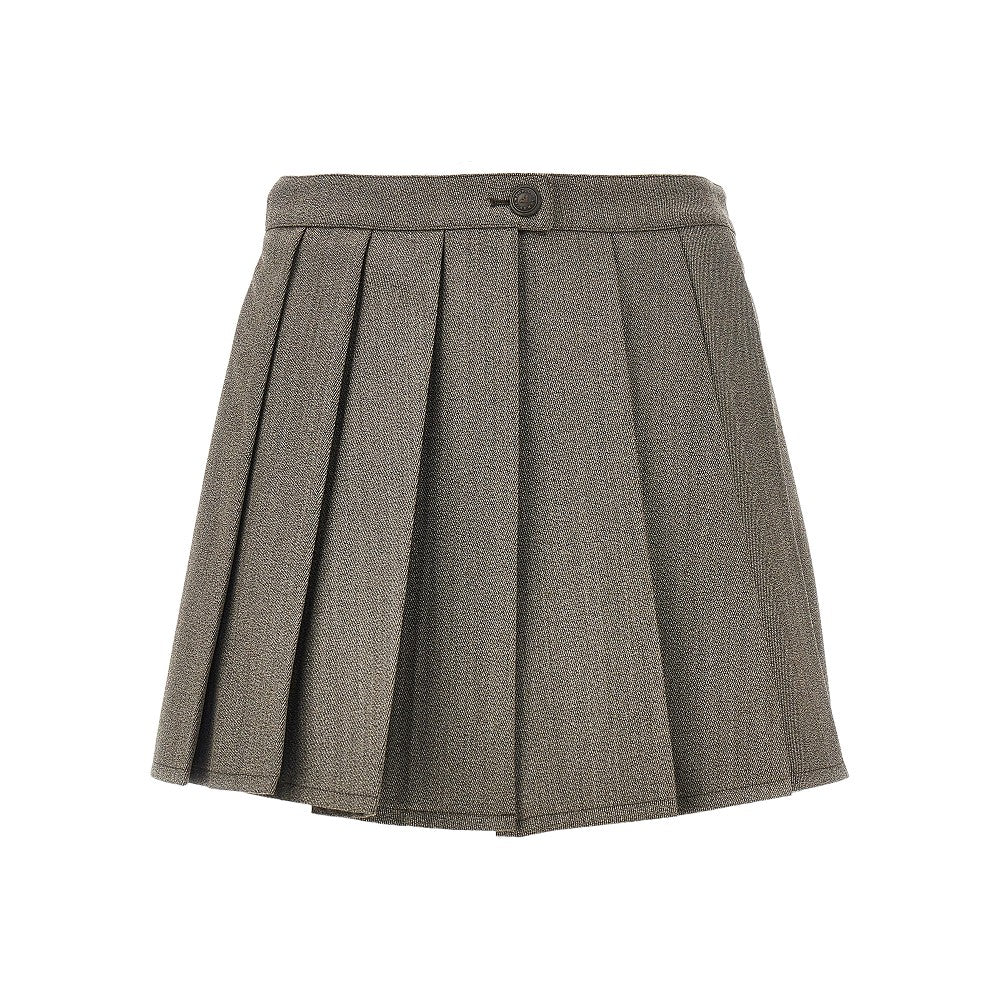 Wool twill skorts
