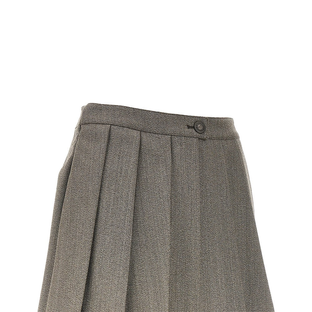 Wool twill skorts
