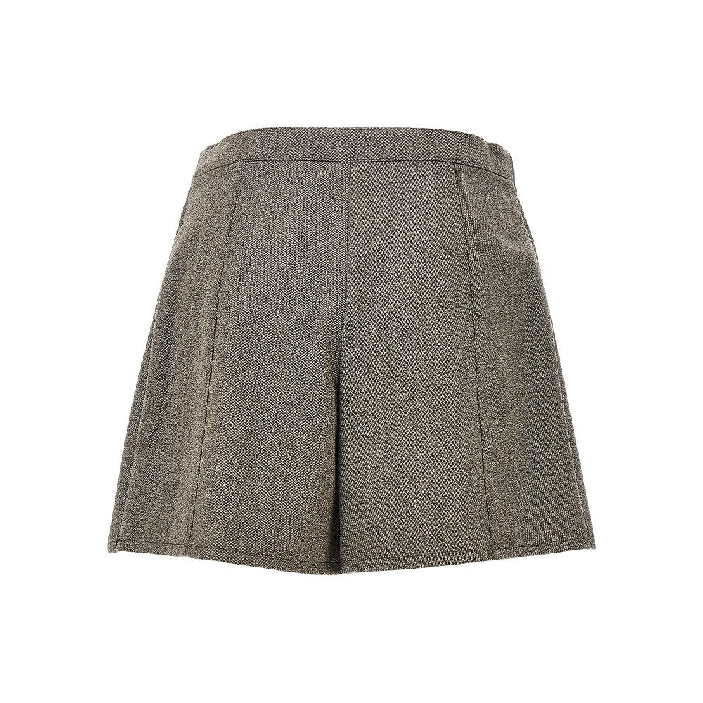 Wool twill skorts
