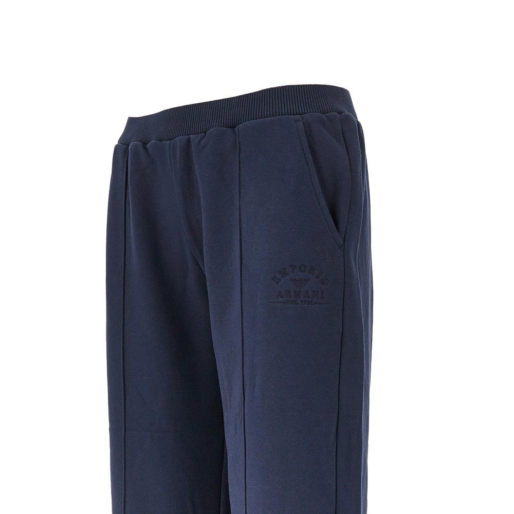 Wide-leg jersey pants