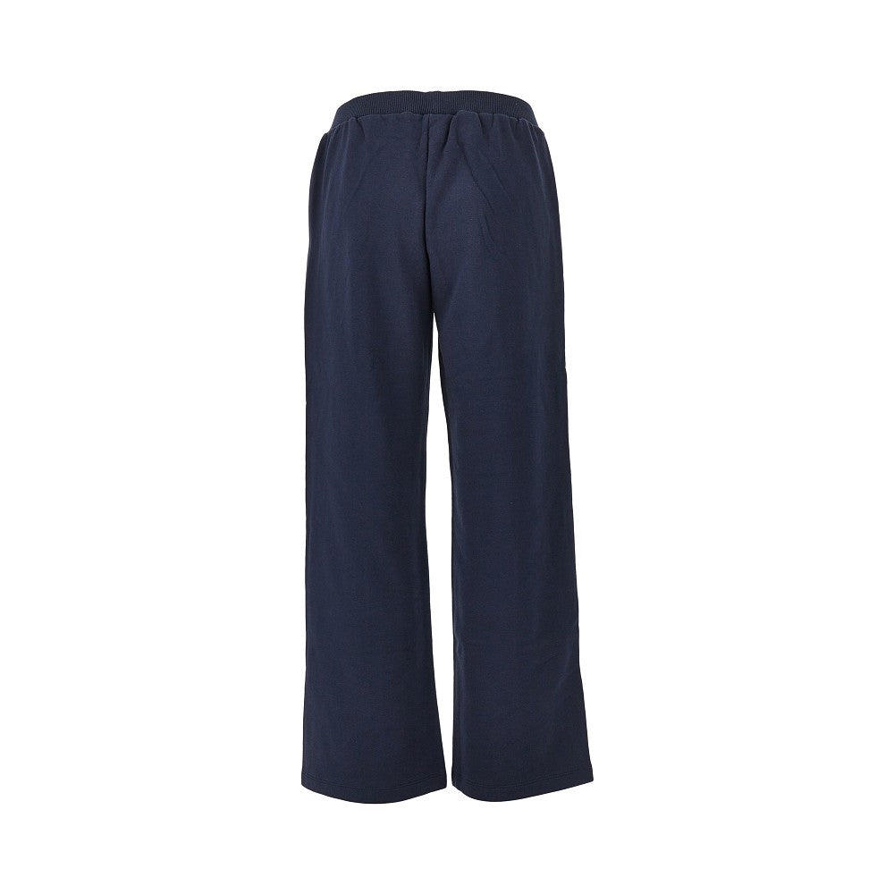 Wide-leg jersey pants
