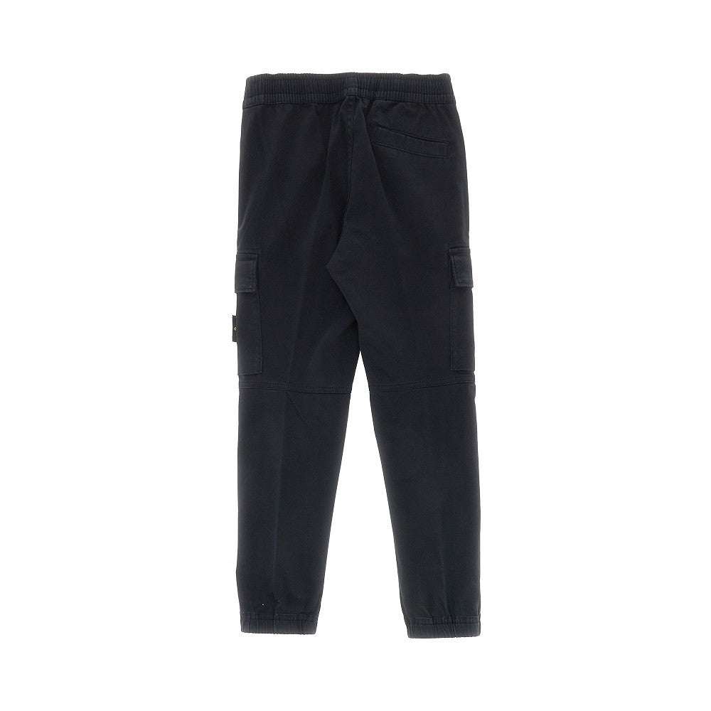 Stretch cotton cargo pants
