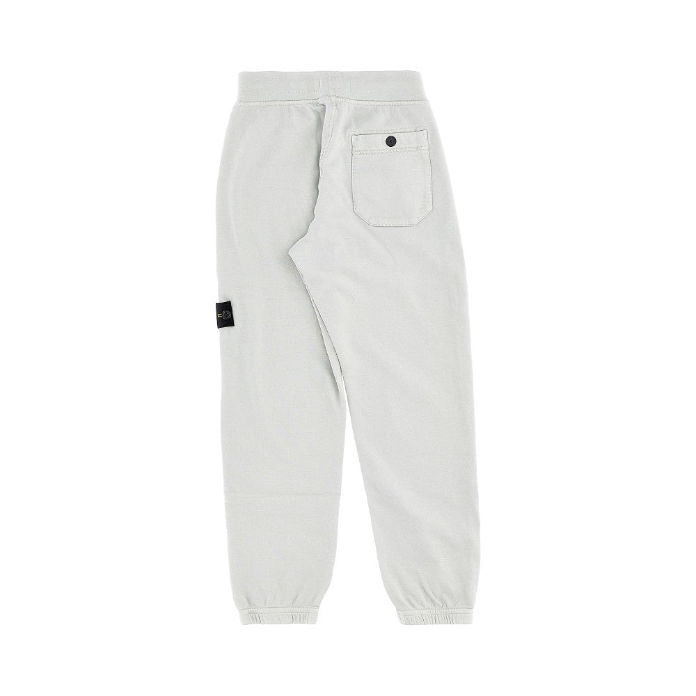 Joggers in cotone biologico con badge logo