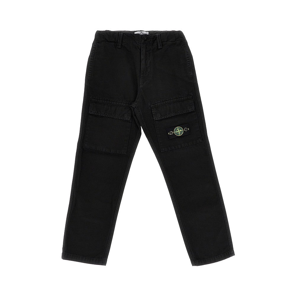 Pantalone cargo in tela di cotone
