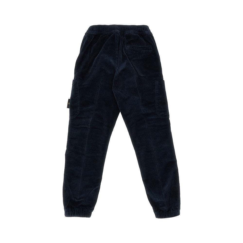 Pantalone cargo in velluto a coste