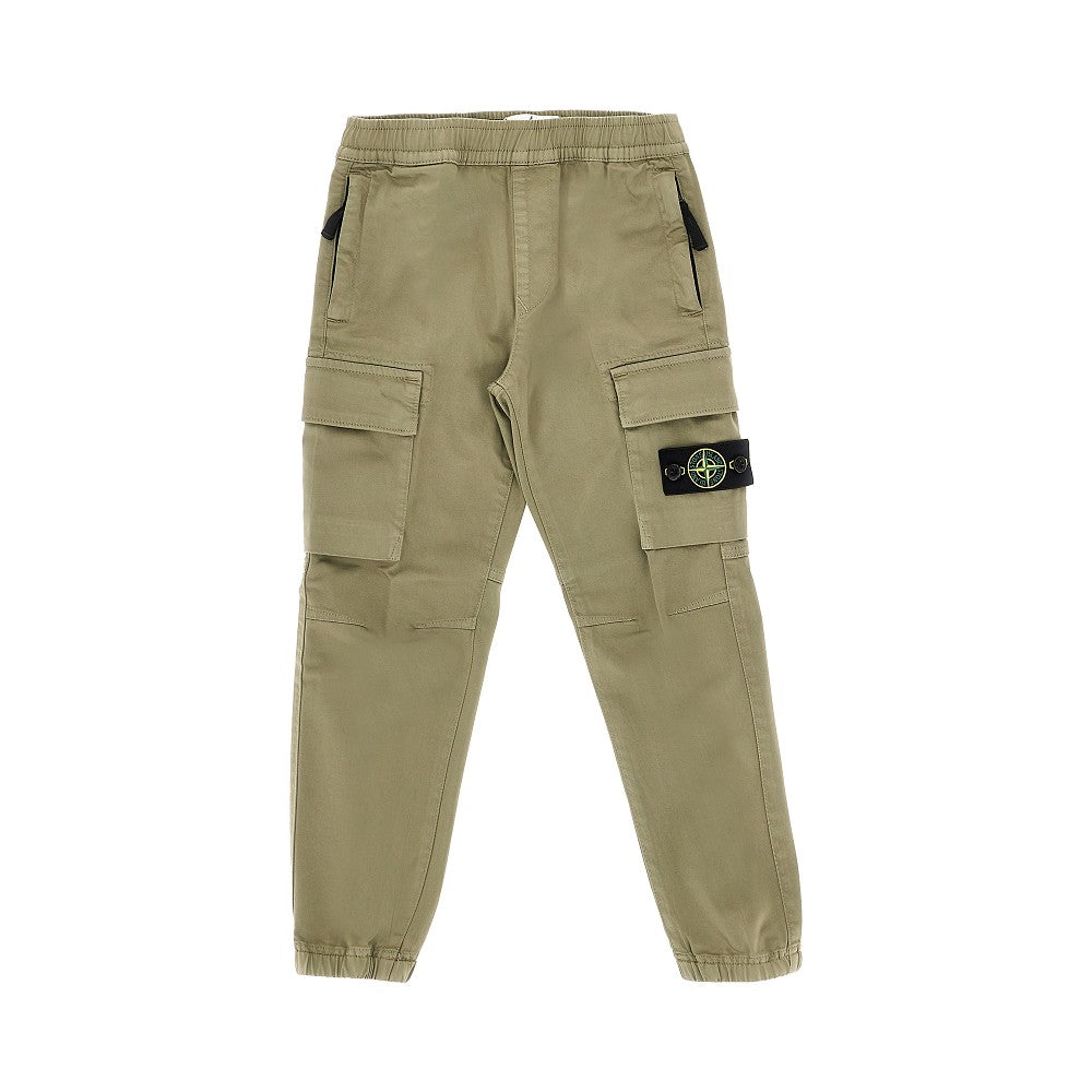 Pantalone cargo in cotone stretch