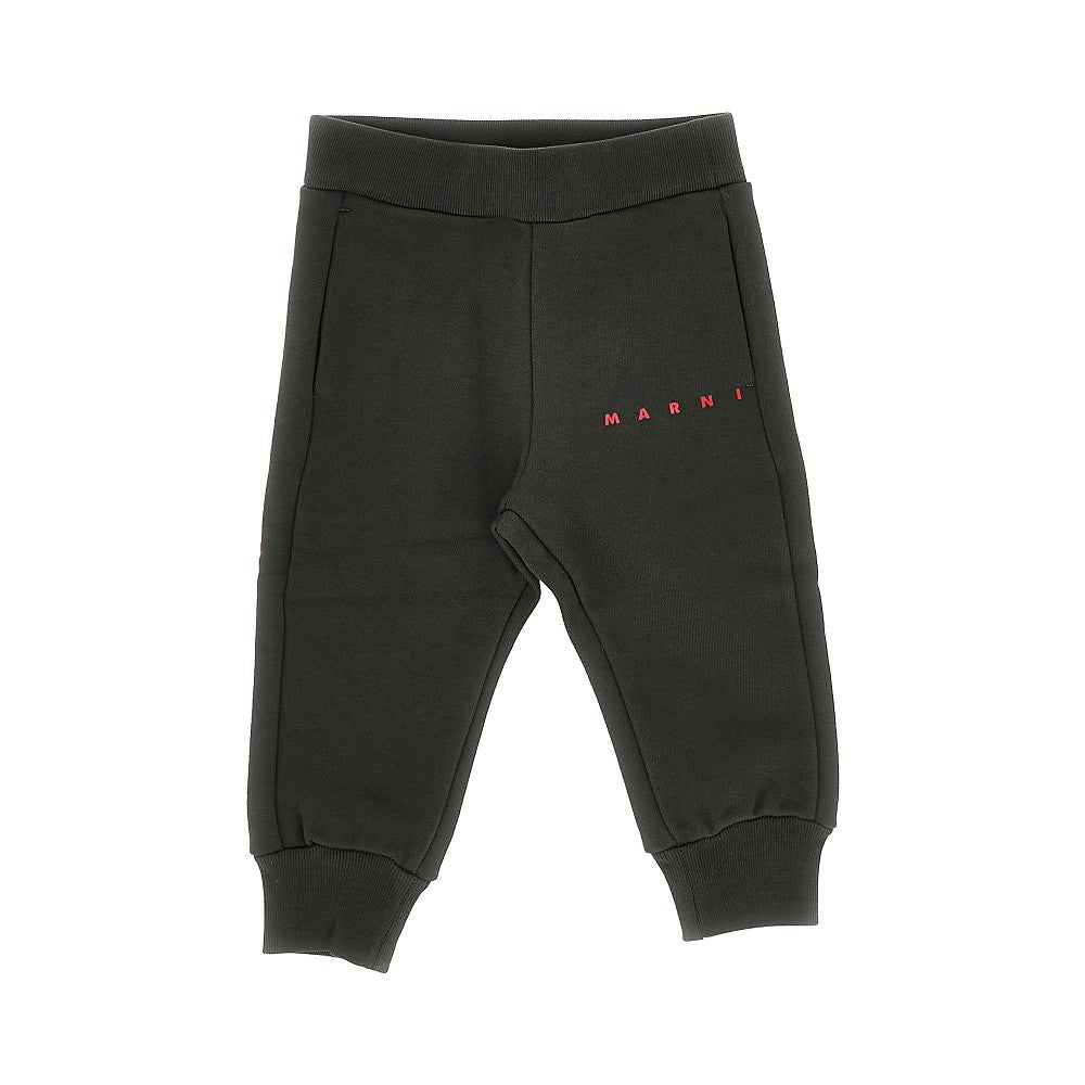 Logo print jogging pants
