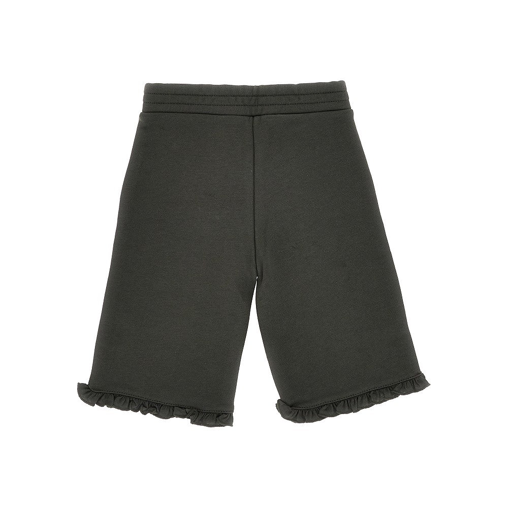 Pantalone in cotone con stampa logo