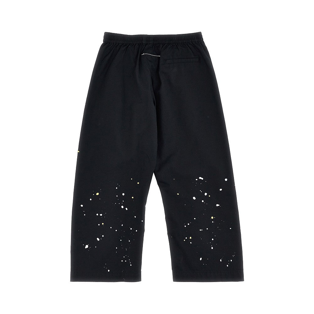 Pantalone in cotone con vernice
