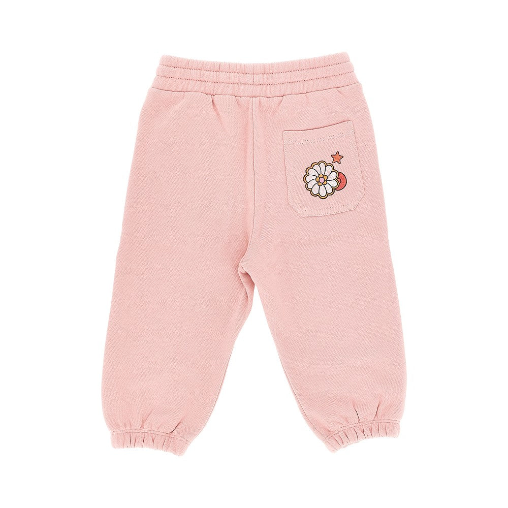 Flower print sweatpants