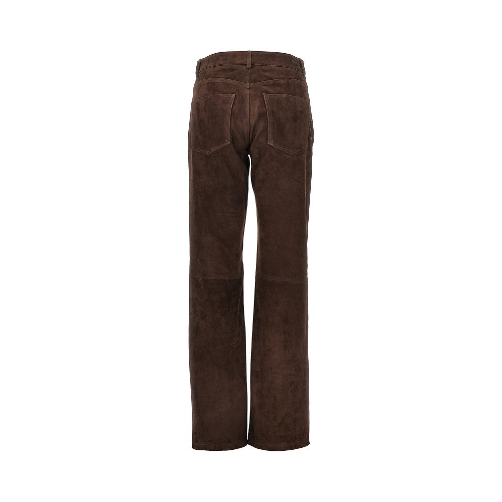 Pantalone in pelle scamosciata 'Jean'