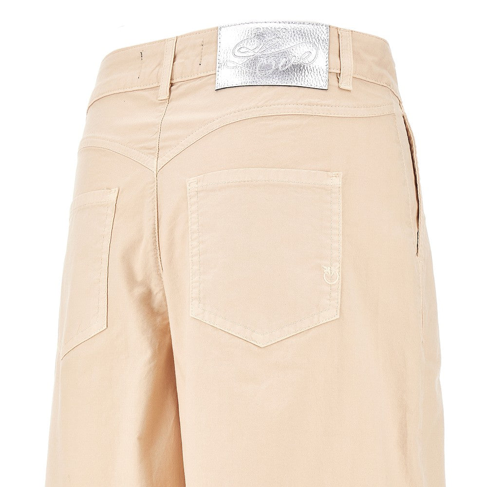 Bermuda in gabardine di cotone