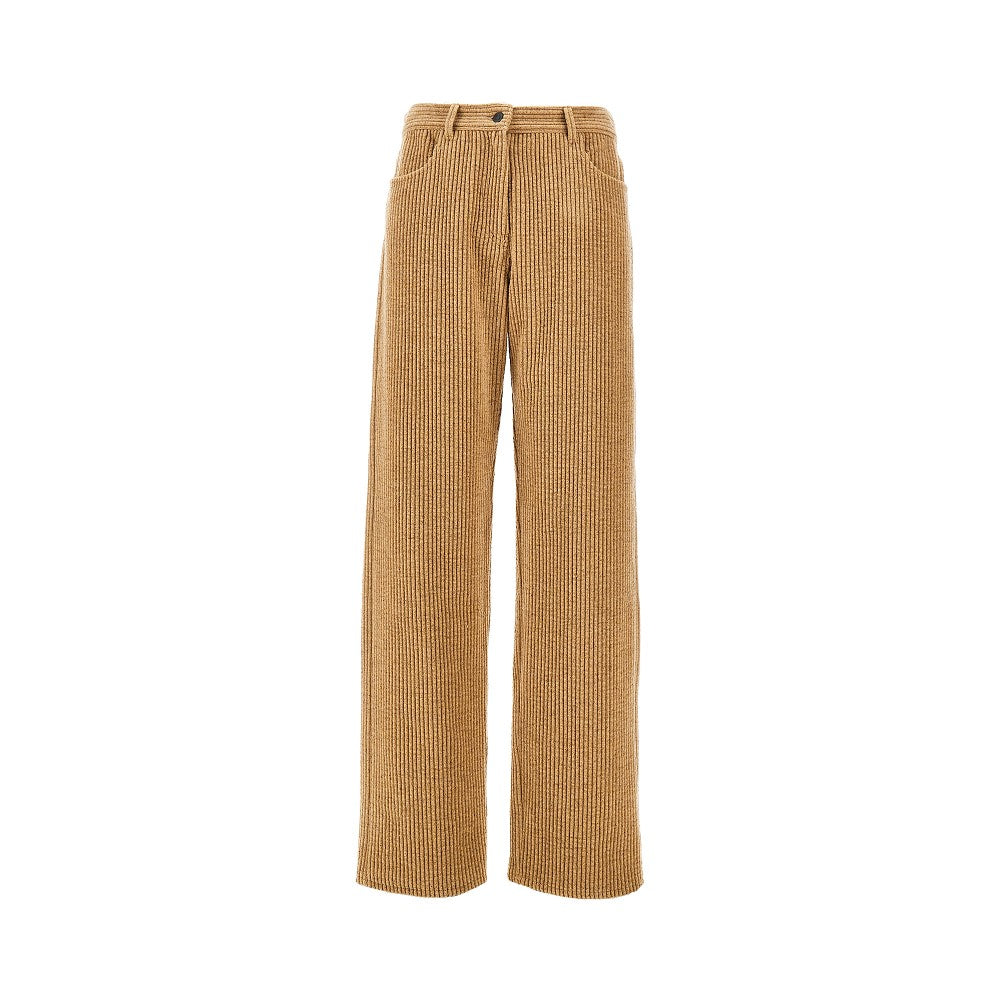 Pantalone 'Clair' in velluto a coste
