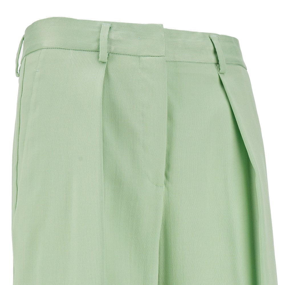 Pantalone in misto viscosa con pince