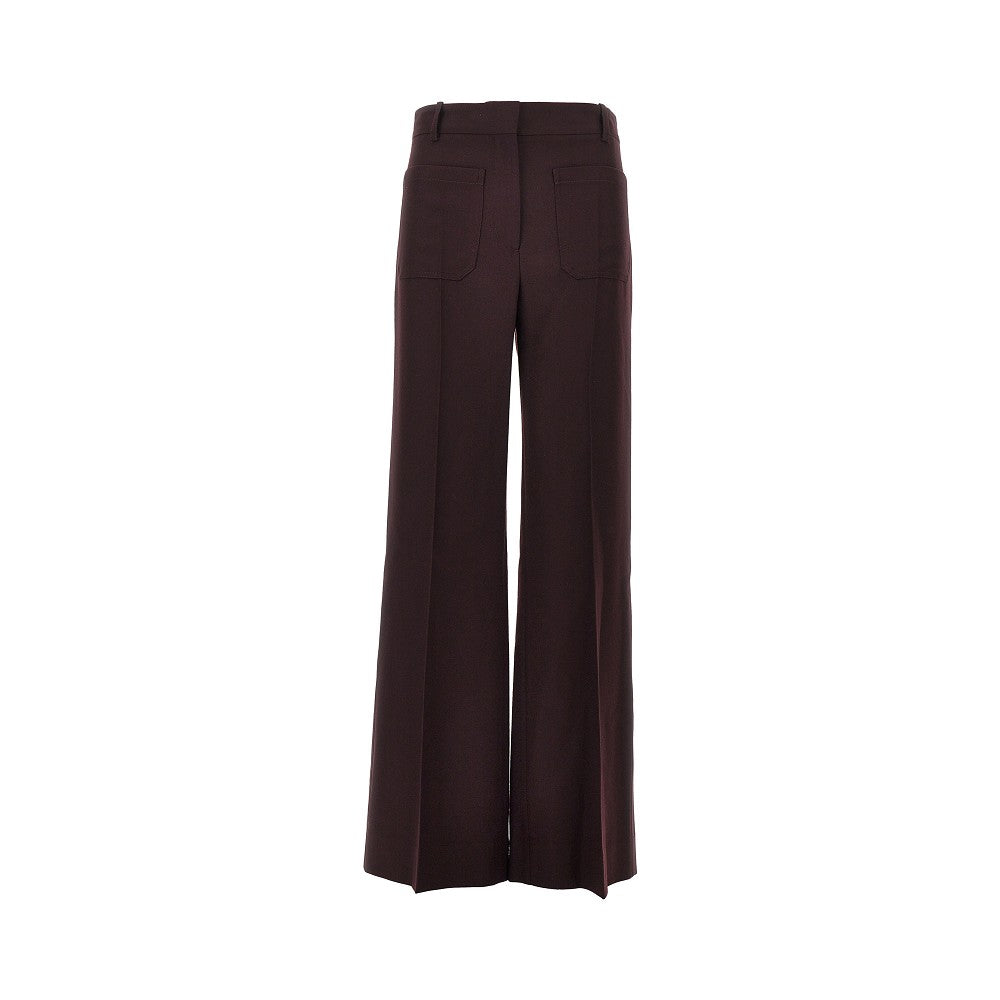 Pantalone in flanella di lana 'Alina'