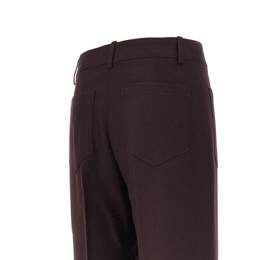 Pantalone in flanella di lana 'Alina'