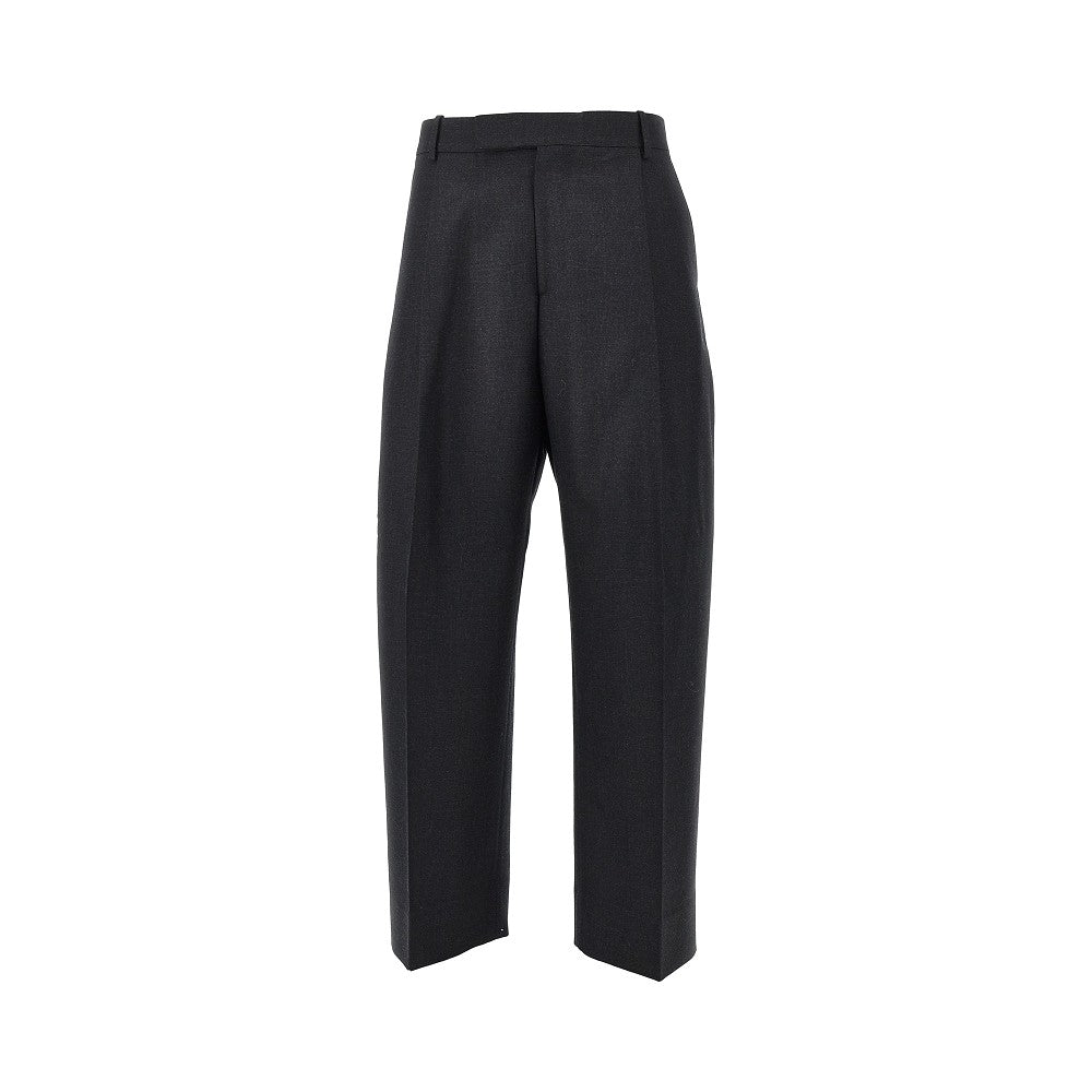 Pleated Hopsack pants