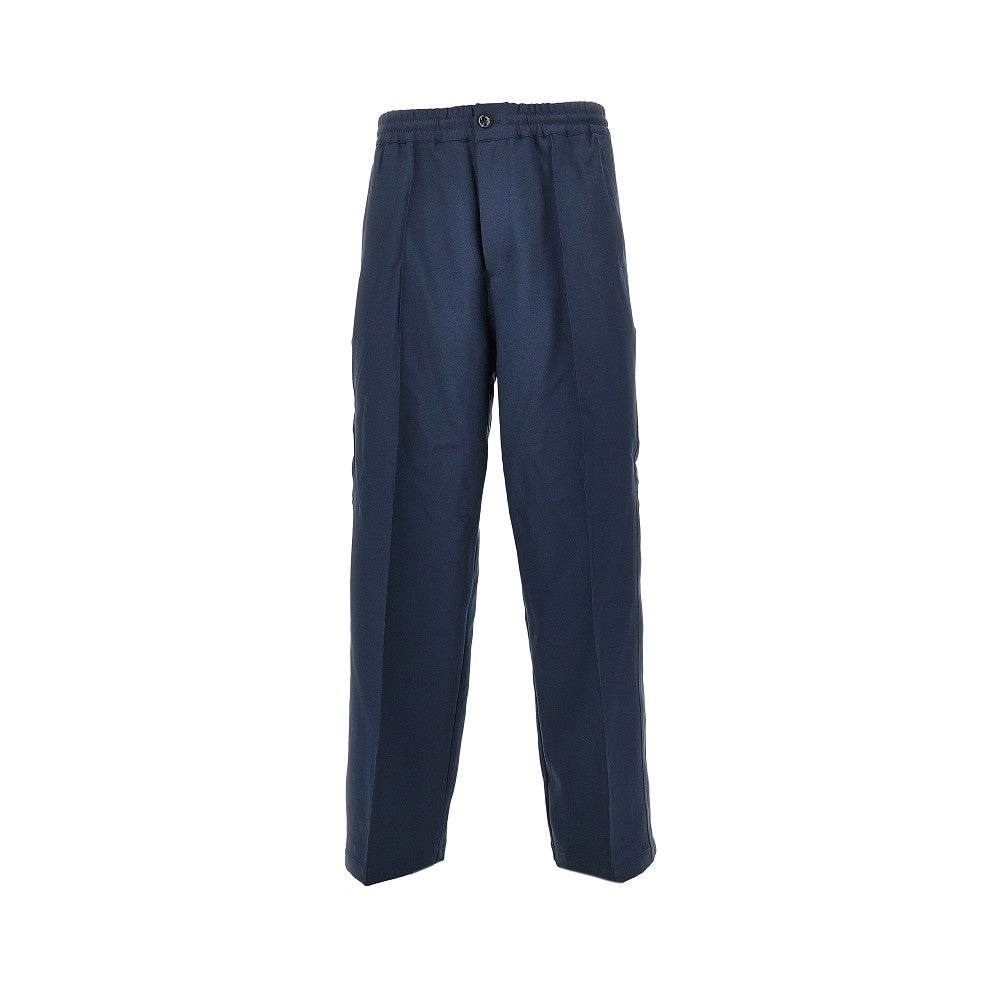 Technical twill tailored pants