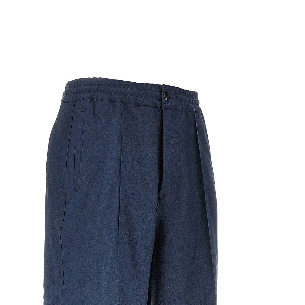 Technical twill tailored pants