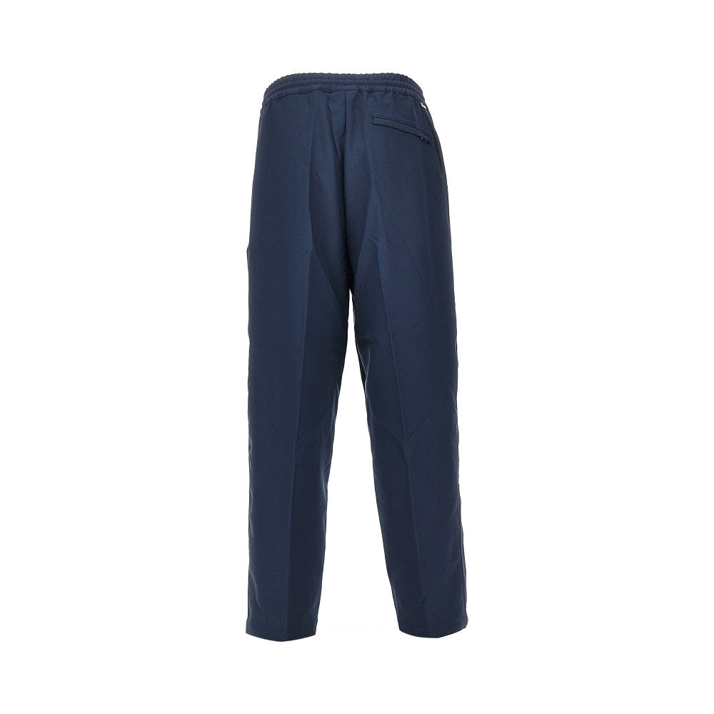 Technical twill tailored pants