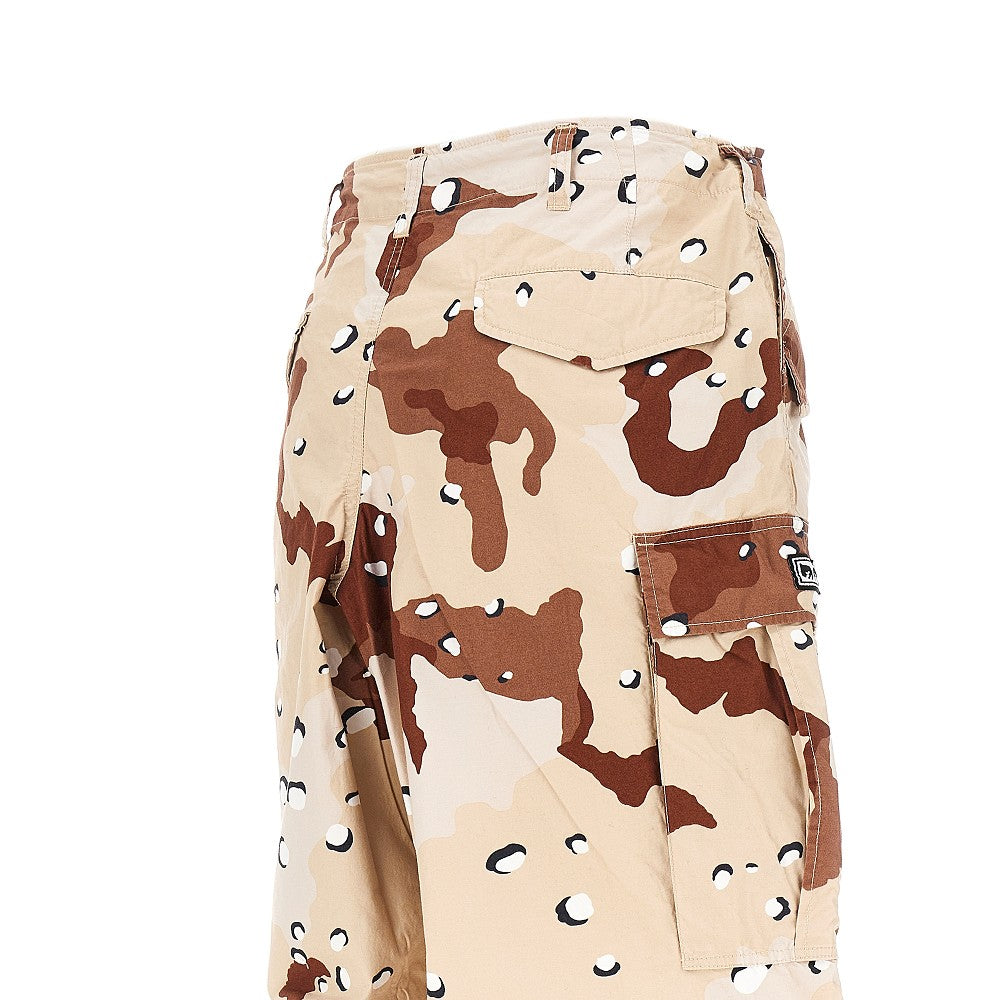 Baggy Fit camouflage cotton cargo pants
