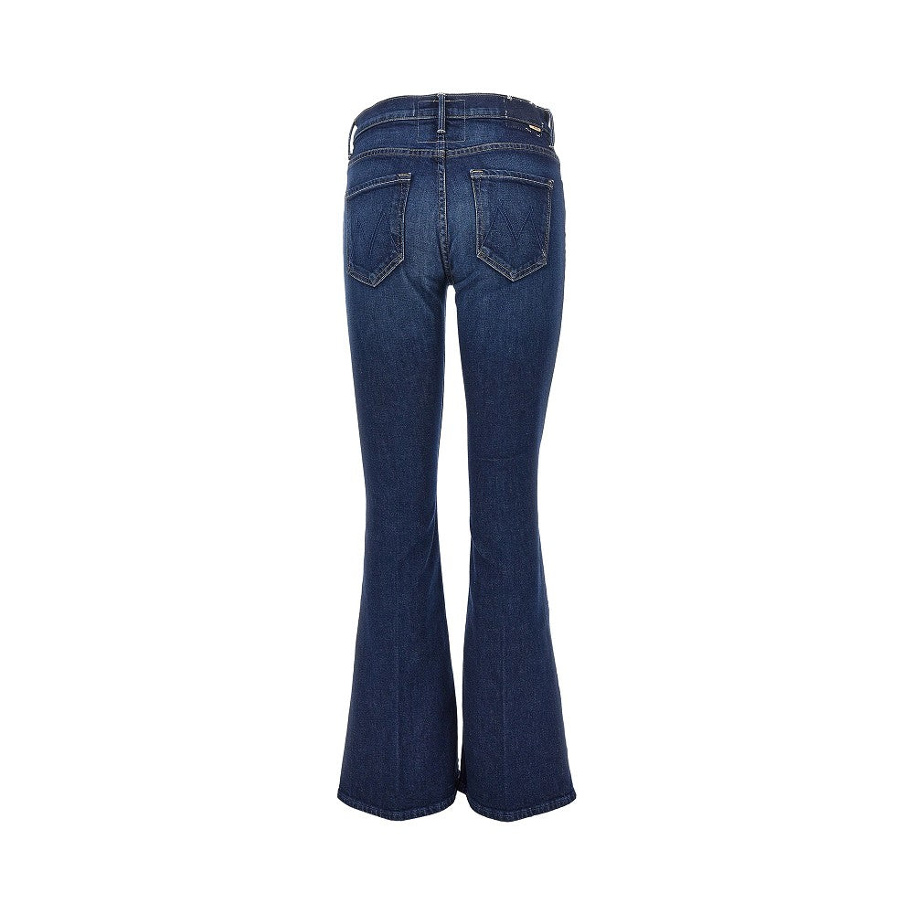 Jeans svasato in denim di cotone stretch