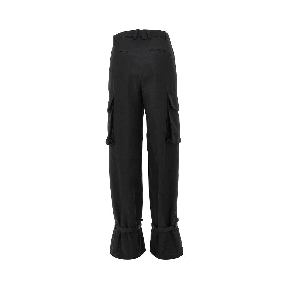 Pantalone cargo in twill
