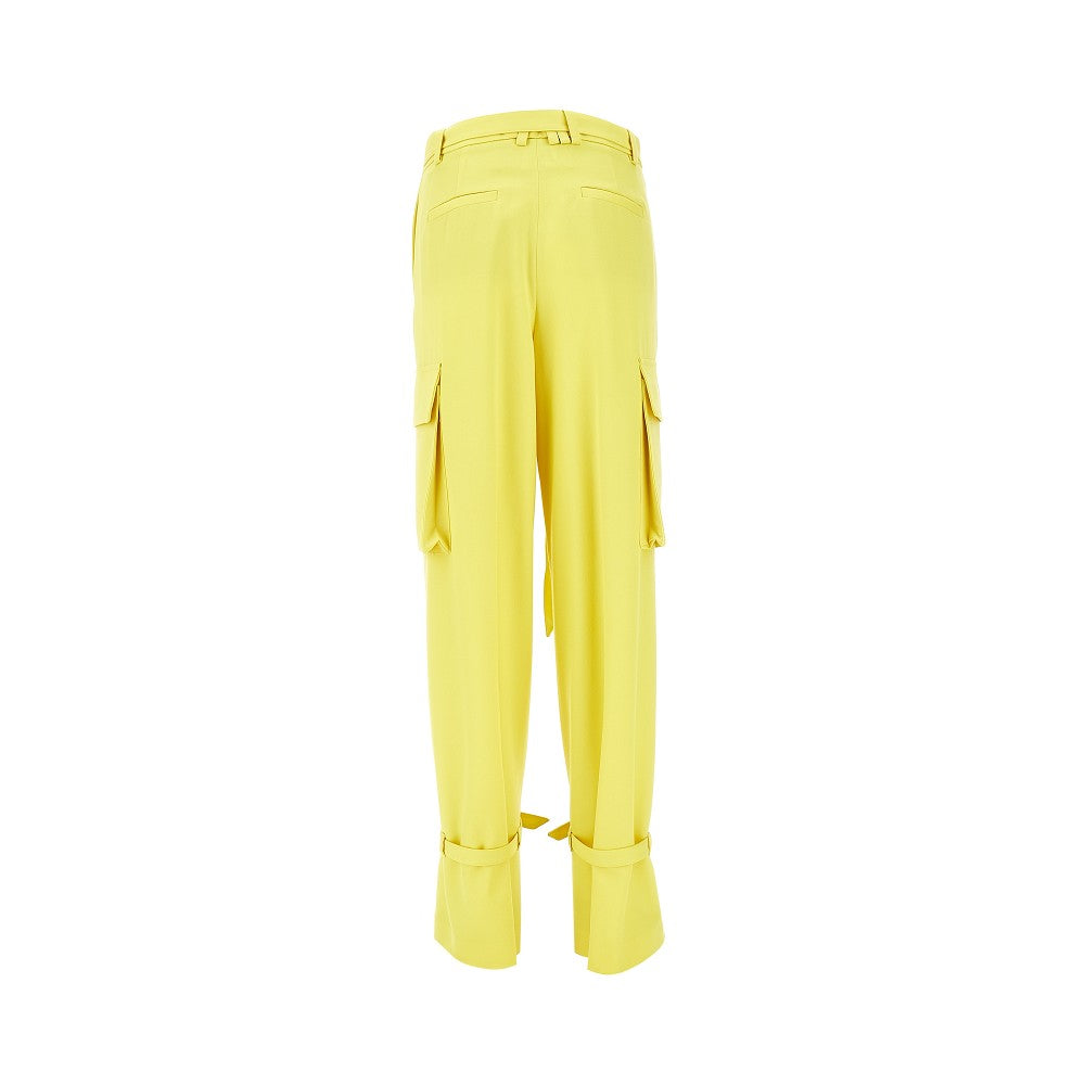 Pantalone cargo in twill